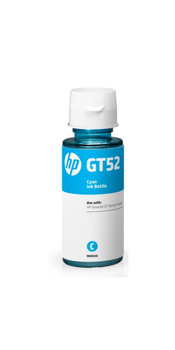 Botella De Tinta Hp Gt52 Cian C