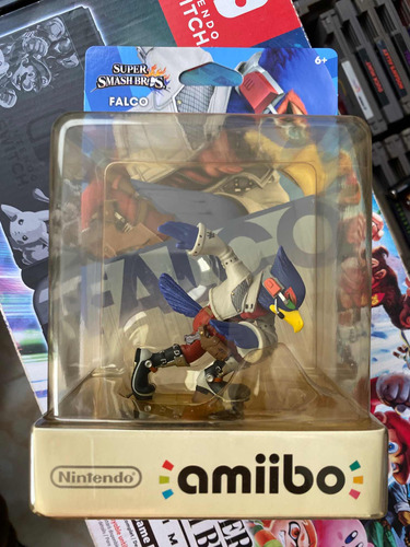 Amiibo Falco Smash Bros!!! 1a Edición -star Fox-