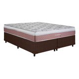 Cama Box Queen: Colchão Molas Herval Maxspring Coimbra+base