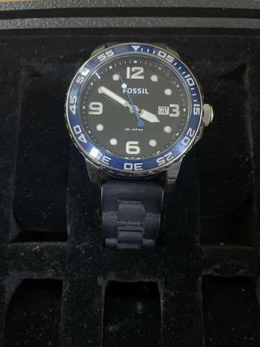 Relógio Fossil Masculino Ceramic Case Fce5004 Usado!