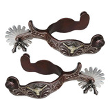 2x Espuelas De Caballo, Espuelas De Vaquero Occidentales,