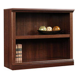 Sauder 2-shelf Librero, Acabado Seleccionar Cereza.