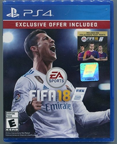 Vídeo Juego Ps4 Fifa 18 Includes 500 Fifa Ultimate Team