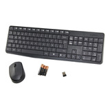 Kit Mouse + Teclado Logitech Inalambrico Español Mk235 Htec 