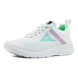 Tenis Pirma Deportivo Mujer Running Ligeros Blanco 22-26