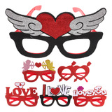 Gafas De Sol Heart Wings Para San Valentín, 6 Unidades