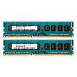 Memória Udimm Ecc 2un. 8gb = 16gb Pc3 12800e Hpe Ml310e Gen8