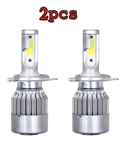 2kit Hed Led H4 Xenon Tipo Faros Delanteros Auto Luces 36w L