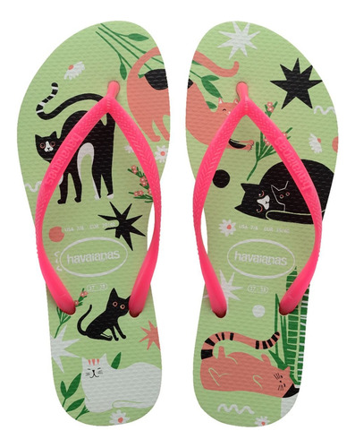 Chinelo Havaianas Slim Pets Adulto Cachorro E Gato