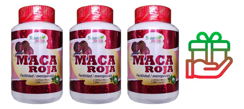 Maca Roja 100% Peruana X3 + Reg - Unidad a $950