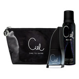  Set Ciel Noir Perfume Desodorante Bolso Mujer Original