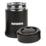 Viandera Lunchera Termica Waterdog Acero Inox Comida 480 Cm3 Color Negro