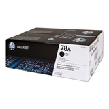 Pack De 2 Cartuchos De Tóner Hp 78a Negro Laserjet