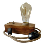 Velador Vintage Estilo Ind. Edison C/dimmer (sin Lampara)