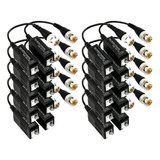 32 Pares Video Balun Para Camera Intelbras Hd Cvi Multi Hd