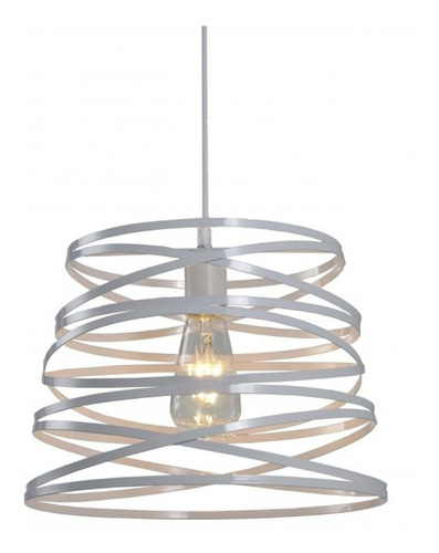 Lampara Colgante Aplique Moderna Metal Twist Deco E27 Led