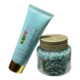 Set Spa Para Pies Terramar - Sales Marinas Exfoliante + Gel