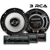 Paquete Kenwood Autoestereo Kmm-bt38 + Bocinas Kfc-1666s 