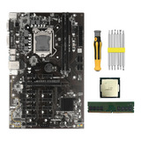 Placa Base Minera B250 Btc Con Cpu G3900+8g Ddr4 Ram+tornill