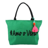 Bolsa Feminina Original Sacola Grande De Praia Verão + Cores