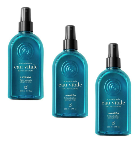 3 Eau Vitale Lavanda Yanbal - Unidad a $184