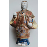 B. Antigo - Divindade Ou Buda Em Porcelana Satsuma Japonesa