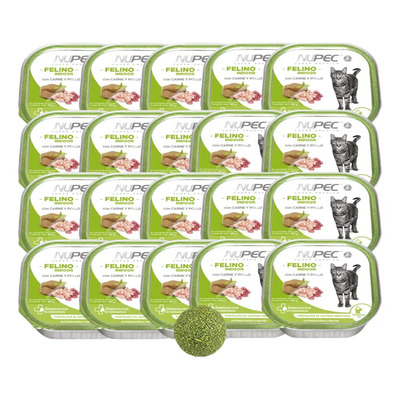 Alimento Húmedo Nupec Indoor Para Gato Adulto Sabor Carne Y Pollo 30 Latas