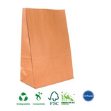Bolsa Delivery Kraf Biodegradable 26x37x12 Cm. X 100 U Fm7