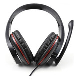 Audífonos Diadema Gamer Con Micrófono Negro H4 Headphone