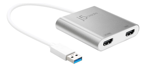 Adaptador De Video Externo Usb 3.0 a 2 x Hdmi