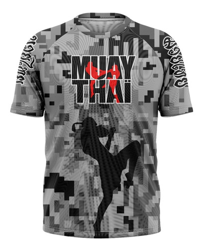 Camiseta Muay Thai Luta Academia Usual Dry Fit Uv50+ Treino