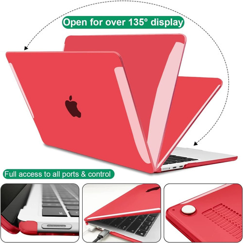 Lcmocico Funda Para Macbook Air De 13.6 Pulgadas Versión 202