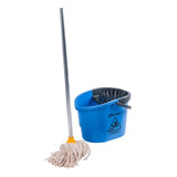 Kit Balde 10l + Mop 190g Com Cabo De Alumínio 120cm - Kunber