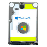 Kit Hd + Cabo Sata Com Win 10 64bits Instalado + Office 2021 Cor Prateado