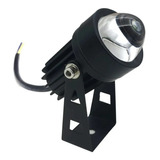 Projetor Led 10w Luminária Foco Fechado Ip65 Branco Quente