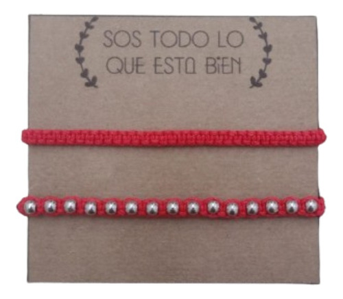 Pulsera Tobillera Macramé Bali X 2 Unidades