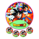 Transfer Dragon Ball 3 Para Gelatina Tinta Comestible 