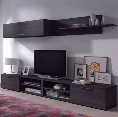 Mesa De Tv Led  Combo Rack Modular Living Eslovenia Muebles