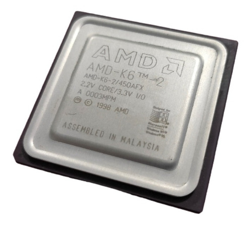 Processador Amd K6-2 450mhz Computador Antigo Socket 7