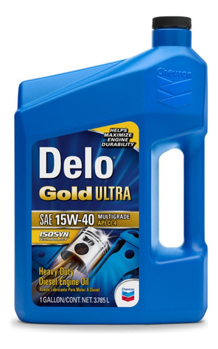 Chevron Delo Gold Ultra 15w-40 - 1 Gallon - Jayo Neumáticos