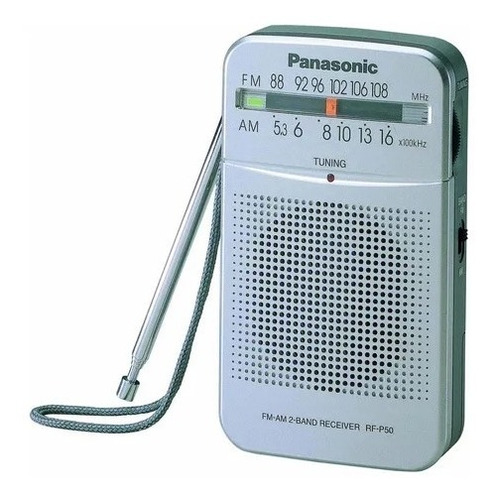 Radio Panasonic Rf-p50d  De Bolsillo A Pilas (incluidas)
