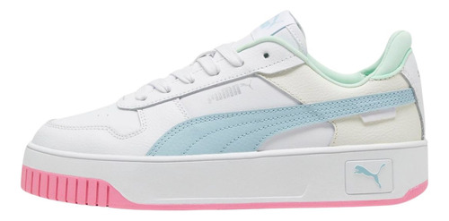 Tenis Puma Carina Street Blanco Mujer Moda Casual