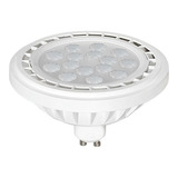 Lampara Foco Led Ar111 Dimerizable 12w Gu10 Cuerpo Blanco 