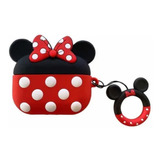 Case Capa Minnie Fone Ouvido Pro Sem Fio Silicone 3d