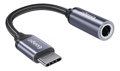 Adaptador De Audio Usb-c A 3.5mm Jack Audio Type C 10cm