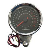 Reloj Tacometro Universal 13.000 Cromado // Global Sales