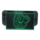 Cover Super Luigi Mario Bros Nintendo Switch Dock Pixelados_