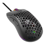 Mouse Gamer De Juego Vsg  Aquila Air Negro Mate