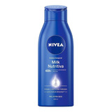  Crema Para Cuerpo Nivea Cuidado Corporal Milk Nutritiva En Pomo 400ml