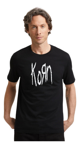 Remera Korn - Algodón - Unisex - Diseño Estampado 